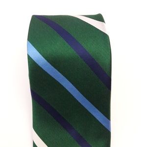 Nautica Men's Tie 100% Silk Blue, Green Necktie